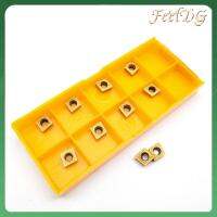 FEELDG 10Pcs CCMT060204 UE6020 เครื่องตัดภายใน สามเหลี่ยมแอลอีดี สีเหลืองทาเล็บ การเปิดแทรกคาร์ไบด์ มืออาชีพอย่างมืออาชีพ โลหะสำหรับตกแต่ง ใส่ tcmt เครื่องกลึงโลหะกลึง