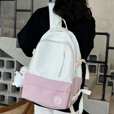 JOYPESSIE Fashion Teens Student Bookbag Girls Backpack Cute Pinkycolor Nylon Schoolbag Women Travel Bag Mochila Laptop Rucksack