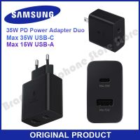 [ขายดี] Samsung 35W ต้นฉบับชาร์จเร็วแบบคู่ PD,ที่ชาร์จอะแดปเตอร์ชาร์จสำหรับเร็ว GALAXY Note 20 S10 20 S21 S22พิเศษสำหรับแท็บ S7 S8 +