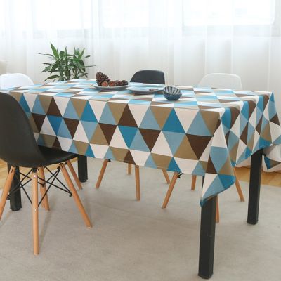 【CW】 plaid Table Soft Cover Adiabatic Tablecloth Background Manteles Toalha De