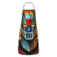 UFO Robot Mazinger Z ผ้ากันเปื้อนผู้หญิงตลกผู้ชาย Anime Manga Unisex Kitchen เชฟ Bib Tablier ทำอาหาร เบเกอรี่ ทำสวน