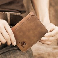 Fashion Men PU Leather Billfold Slim Hipster Cowhide Credit Card/ID Holders Inserts Coin Purses Luxury Business Foldable Wallet