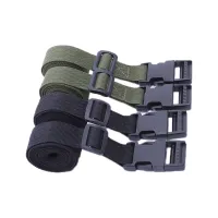 1.4M Buckle Tie-Down Belt Cargo Straps for Car Motorcycle Bike with PP Buckle Tow Rope Strong Card Buckle Belt for Luggage Bag-Huidkeir