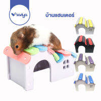 SARIYA บ้านแฮมสเตอร์ บ้านคู่หลังใหญ่ (HA401) ของเล่นแฮมเตอร์ Hamster House