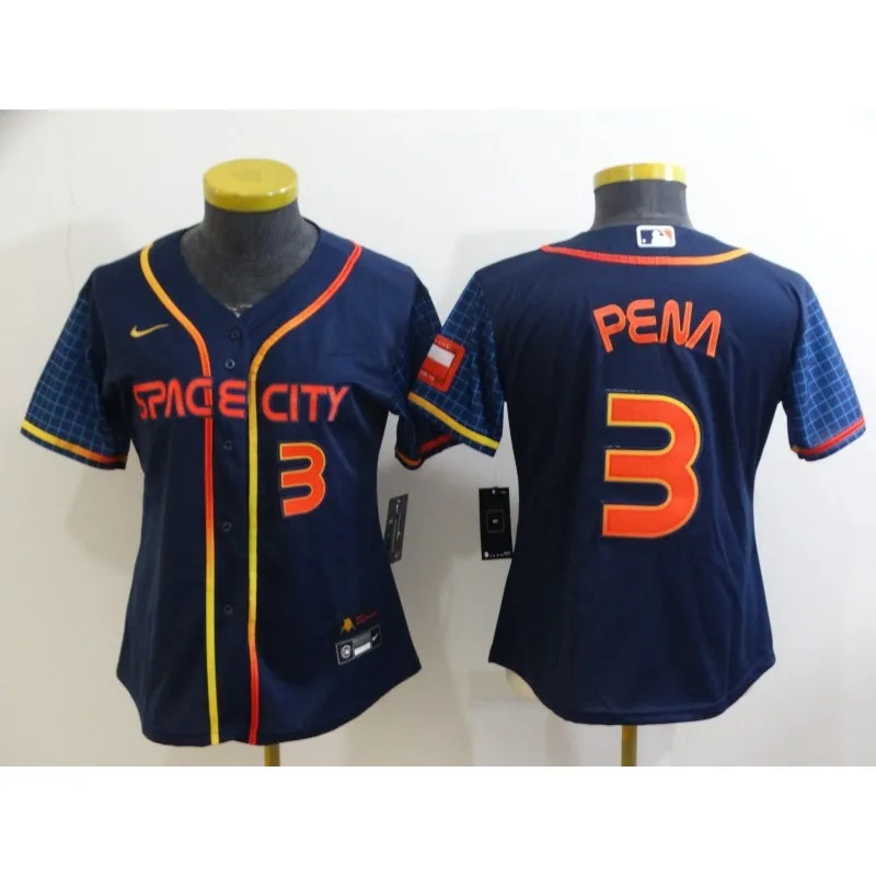 new,,!!!! Pena Number 3 Baseball Jersey,, new,, Astros Space City shirt,  jersey