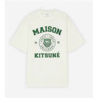 [ส่งของ]เสื้อยืดแขนสั้นลําลอง ผ้าฝ้ายแท้ พิมพ์ลายโลโก้ Maison ขนาดใหญ่ คุณภาพสูง สําหรับผู้ชาย และผู้หญิง