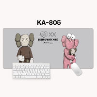 2023 แผ่นรองเมาส์ Kaws Mouse Pad เกมมิ่ง ขนาดใหญ่ 90 x 40 x 0.3 ซม. แผ่นรองเมาส์ เย็บขอบ ความหนา 0.3 ซม. (30มม.)