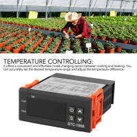 เครื่องควบคุมอุณหภูมิแบบดิจิตอล Heating Cooling Model Controller Smart Sensory Regulator 110V‑220V