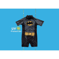 ✅ [18-24M] Batman Swimsuit UV Protection ชุดว่ายน้ำเด็ก แบทแมน ป้องกันแสงแดด