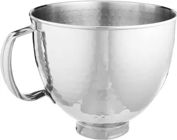 KSM5SSBHM by KitchenAid - 5 Quart Tilt Head Hammered Stainless Steel Bowl