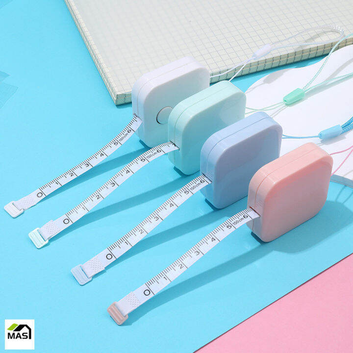 MAS GOODS 150Cm/60Inch Leather Tape Measure Mini Tape Measure Three ...