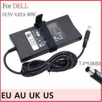 19.5V 4.62A 90W สำหรับ DELL 1088 1400 1420 1440 1450 1464 1525 1545 3300 3400 3437 3440แล็ปท็อปชาร์จอะแดปเตอร์ AC