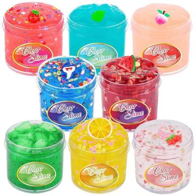 Non Sticky Clay Stretchy DIY Soft Crystal Kids Jelly Clay Cute Nursery Toys Halloween Gift Entertainment Clay Relaxing Toys sensible