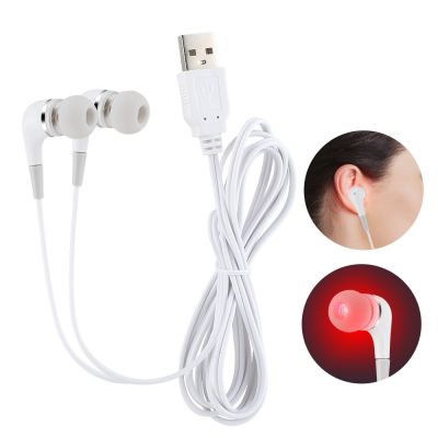 650nm Ear Canal Laser Physiotherapy Line Balance High Blood Pressure Reduce High Blood Fat Inflammation Ear Care Tools 4 Earplug