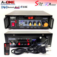 A-ONE เครื่องเสียง ขยายเสียง แอมป์ AC DC Amplifier Bluetooth USB รุ่น AV-2277 D13