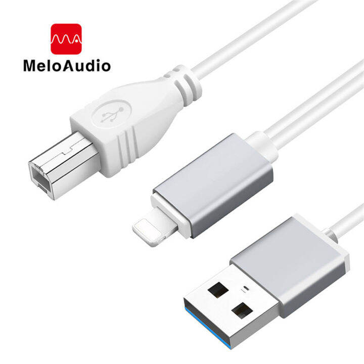 MeloAudio สาย OTG พร้อมอินเตอร์เฟซการชาร์จ USB Type B ถึง Midi ...