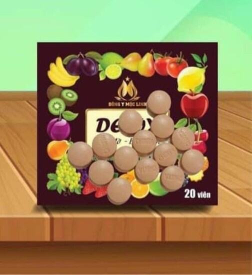 Hcm30 viên detox x3 không hộp detox thải mỡ ban đêm - ảnh sản phẩm 1