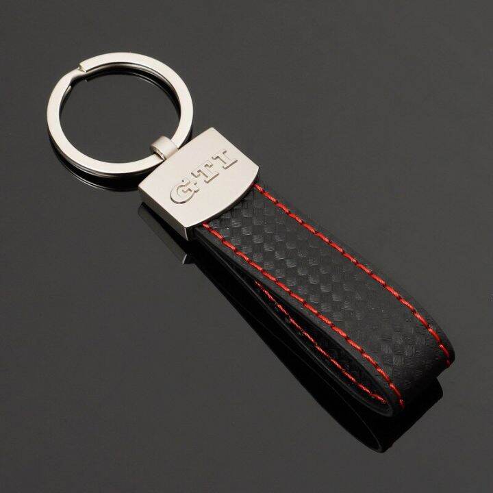 new-genuine-leather-for-gti-for-rline-automobile-logo-metal-keys-button-chian-gifts-waist-key-ring-pendant-car-keychain-women-key-chains