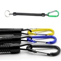 4 Carabiner Anti Lost Rope sub Plier Control Fish Hang Buckle Rope 6 Color Strong Pull Lanyard