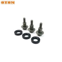 OTOM Motorcycle Cylinder Head Cover Bolt Tab Screw Mount Knob Cover Seal Kit For KAWASAKI KLX300 KLX250 YF300 LONCIN 300R VOGE