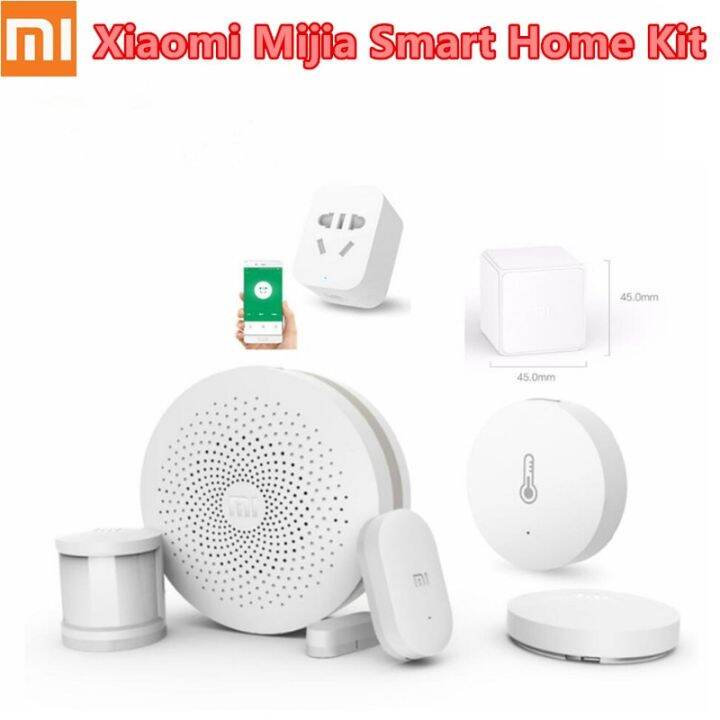 7 Mijia Smart Home Kit Human Body ประตูหน้าต่างอุณหภูมิความชื้น Sensor ...