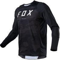 2023เสื้อดาวน์ฮิลล์สำหรับผู้ชาย Fox Teleyi เสื้อ Mtb จักรยานเสือภูเขารถจักรยานยนต์ออฟโร้ด Dh ชุดขี่จักรยานแข่งรถจักรยาน