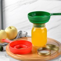 【CW】 Large Canned Jam Spice Funnel Silicone Telescopic Food Grade Jar Tools Pp Plastic