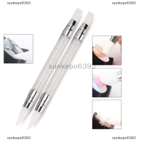 sunkepo6392 1pcs dual-ended Nail Art ซิลิโคนประติมากรรมปากกาเล็บ Art Tools DIY painting