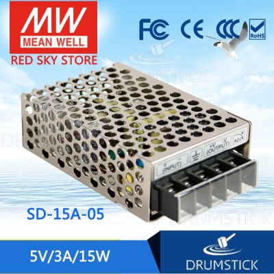 คงที่หมายถึงดี SD-15A-05 5V 3A Meanwell SD-15 5V 15W เอาท์พุทเดียว DC-DC ไฟฟ้า