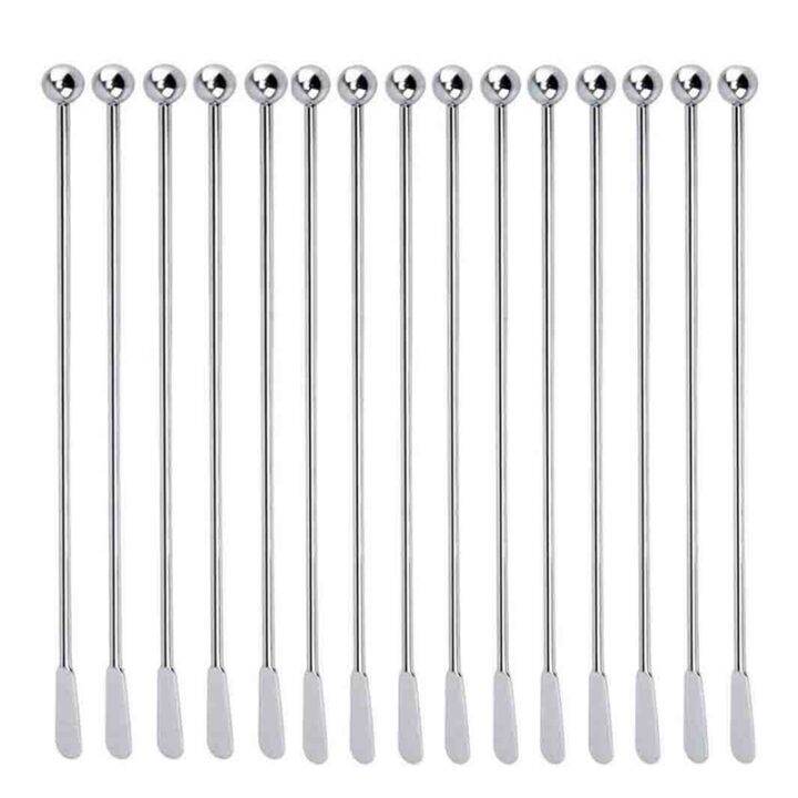 15-pcs-reusable-swizzle-sticks-coffee-stirrers-beverage-stir-sticks-stainless-steel-cocktail-swizzle-sticks-with-small-rectangular-paddles