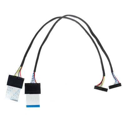 สายเคเบิล LVDS แบบแบนยืดหยุ่น LVDS,สายเคเบิล FIX-30P-D8 2รุ่นสำหรับแผงขนาดใหญ่