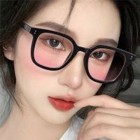 Fashion Anti-blue Goggle Glasses Korean Girl Ins Trendy Sunglasses Blush Sunglasses Pink Accessories Jk Lolita Cute Glasses 【APR】