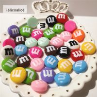 20Pcs Mini Simulation Chocolate Food Candy For Doll Kids Kitchen Toys Dollhouse Miniatures Classic Toy M Beans Flat Back