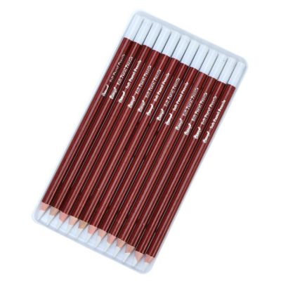 ดินสอถ่านสีขาว 12 ชิ้นสำหรับร่าง ปากกาคาร์บอน เครื่องมือร่าง เครื่องมือศิลปะ อุปกรณ์สำนักงาน โรงเรียน ดินสอ