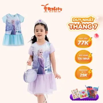 Đầm váy thô phối ren Elsa Rabity 5648