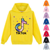 Tik Toks เสื้อมีฮู้ด100-170ซม. แขนยาวเด็กผู้หญิงมีกระเป๋าเด็กหญิงเด็กชายเสื้อผ้ากีฬาเด็กผ้าฝ้าย65% + เส้นใยโพลีเอสเตอร์35% 0000ฤดูใบไม้ร่วง