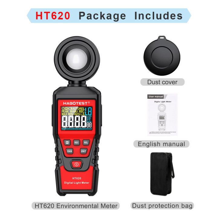 habotest-ht620-เครื่องวัดความสว่างแบบดิจิตอลระดับมืออาชีพ-100000-lux-precision-reading-lux-meter-เครื่องวัดความสว่างแบบมืออาชีพ-เครื่องวัดความสว่างแบบดิจิตอล-led-lux-meter-ความแม่นยำสูง