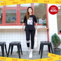 [SALE] GENEDENIM กางเกงขายาว เอวสูง ทรงสกินนี่ สีดำ OSSA Vol.2 (SS19LP0351)