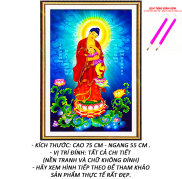 Tranh Đính Đá 5D - Đức Phật A Di Đà Vang Tỏa Mười Phương 18