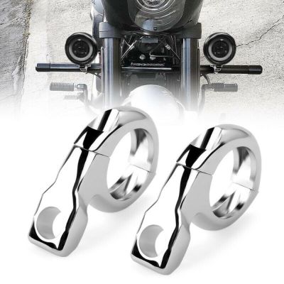 Motorcycle LED Headlight Clamps Brackets Turn Signals Mount Fork Clamp Fixed Racks Motocross Body Modification Accessories