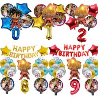 （koko party supplies） Son GokuBalloonBirthday Party Decoration InflatedKids Birthday Party อุปกรณ์ทิ้ง Kidsroom Decor