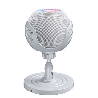 【Hot deal】 360 ° หน้าจอวนเปลี่ยนลำโพงแบบยืนขาตั้งเมาท์สำหรับ Amaz-On Echo 4th จุดสำหรับ HomePod Mini