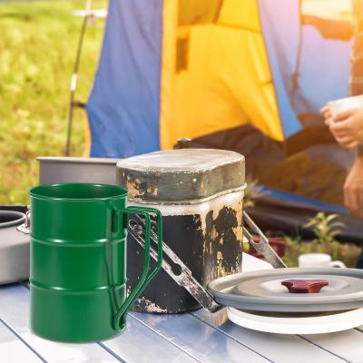 BolehDeals แก้วกาแฟถ้วยสำหรับออกแคมป์ถ้วยหม้อกาแฟสำหรับทำอาหารท่องเที่ยวเดินป่า