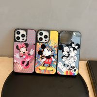 การ์ตูนน่ารักมิกกี้เคสโทรศัพท์มินนี่สำหรับ iPhone 14 Pro Max โทรศัพท์มือถือแข็งกันแรงกระแทกฝาหลังสำหรับ iPhone 13 Pro Max เคสโทรศัพท์เคสสำหรับ Apple 12 11เคสห่อหุ้ม