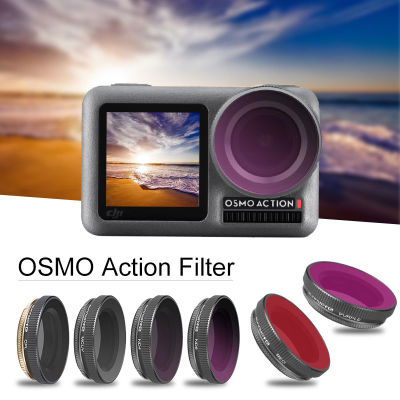 ดั้งเดิม! ตัวกรองการกระทำสำหรับ DJI OSMO ตัวกรองขั้วโลก CPL ตัวกรองเลนส์ป้องกันแอคชั่น DJI OSMO สำหรับฟิลเตอร์เลนส์ใต้น้ำกล้องแอคชั่นแคมเมรา OSMO