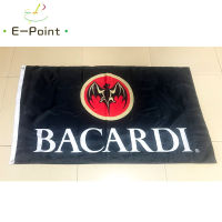 Bacardi Rum FLAG 2ft * 3ft (60*90ซม.) 3ft * 5ft (90*150ซม.) เราได้รับการตกแต่งคริสต์มาสสำหรับบ้านธงแบนเนอร์ของขวัญ