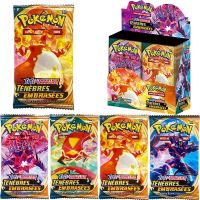 Pokemon English Sword and Shield Evolving Skies Booster Display Eevee Charizard Vmax Box 36 Packs of Cards Game Collection Toys