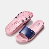 Best-selling 2023 New Fashion version LUOFU Japanese-style candy-colored transparent home slippers womens summer indoor soft bottom non-slip bathroom bath sandals