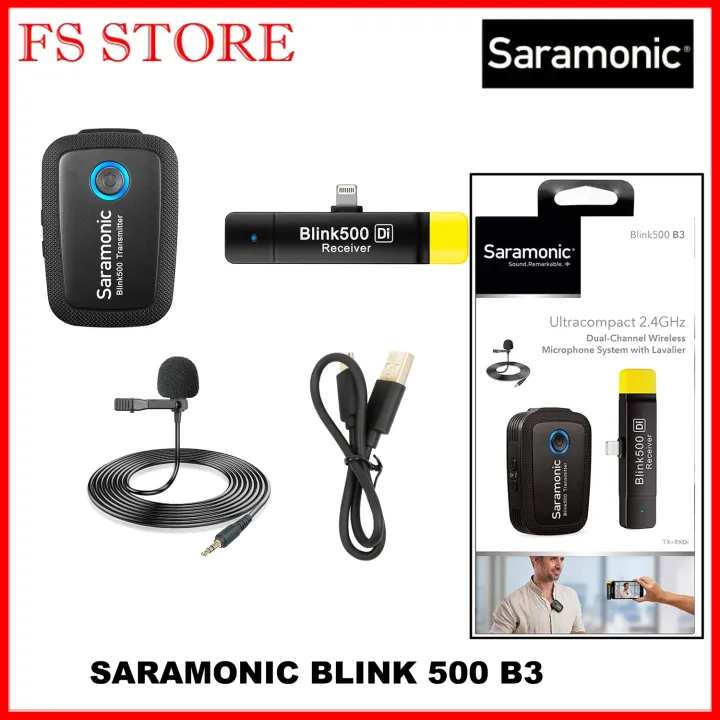 Saramonic Blink 500 B3 Digital Wireless Omni Lavalier Microphone System