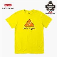 Behringer Audio เสื้อยืดโลโก้ดนตรีเสื้อยืด-ขนาด